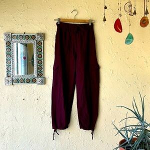 Women’s or Teen’s Boho Cargo pants from Ecuador! Size Small